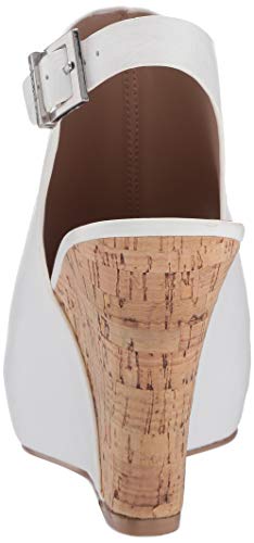 Charles By Charles David Sandalia de cuña de Lobby para Mujer, Blanco (Blanco), 36 EU