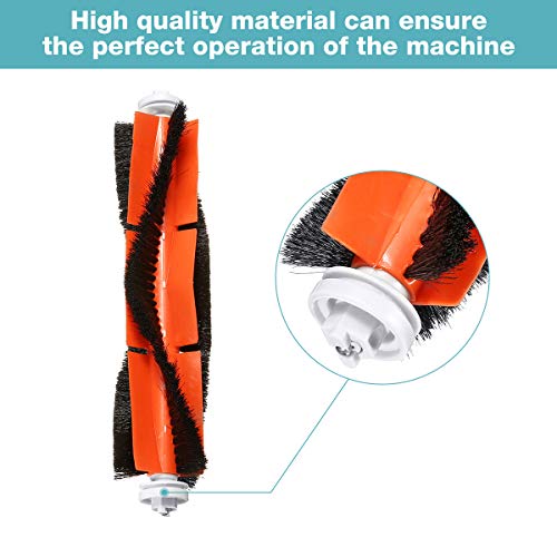 Charminer Accesorios Compatibles para la aspiradora Xiaomi Vacuum 1/2 - 6 piezas: 1 Cepillo Central + 2 Cepillos Laterales + 1 Auxiliar de Limpieza + 2 Filtros HEPA