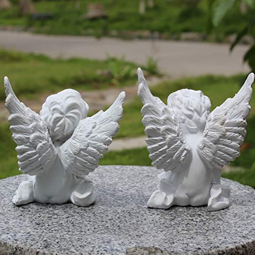 CHENG Las estatuas de los ángeles Estatua decoración de la Pared Exterior jardín Interior Niños Regalos de Fiesta, ángel decoración Querubines Figurines