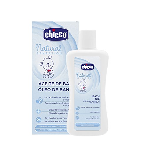 Chicco Natural Sensation - Aceite de baño, 200 ml