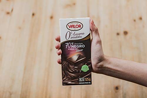 Chocolates Valor - Chocolate Negro 70% - 125 g