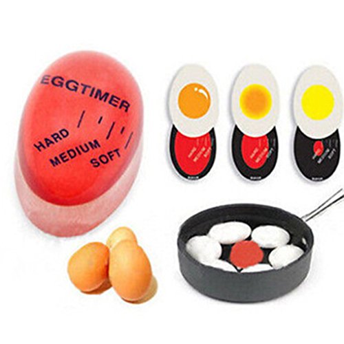 Chowcencen Cambio de Color Egg Timer Huevos hervidos por Temperatura Utensilios de Cocina ayudante ayudante de la Cocina