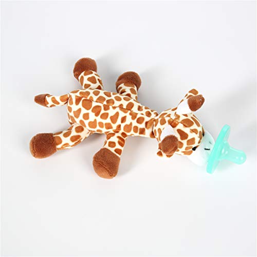 Chupete de silicona para recién nacidos, chupete de jirafa, chupete de peluche, accesorios para bebé