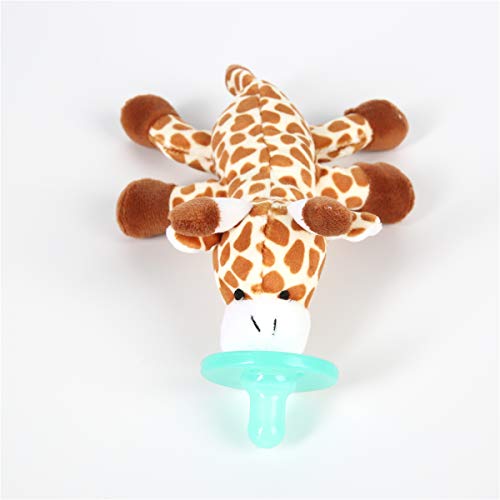 Chupete de silicona para recién nacidos, chupete de jirafa, chupete de peluche, accesorios para bebé