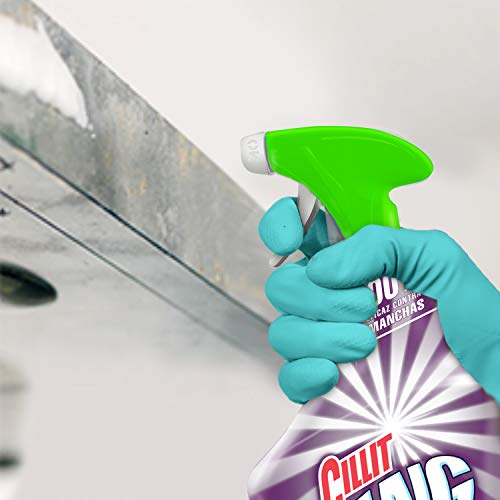 Cillit Bang - Spray Limpiador Cal y Suciedad, para Baños + Spray Quitagrasas Brillo, para cocinas - Pack 6 x 750 ml