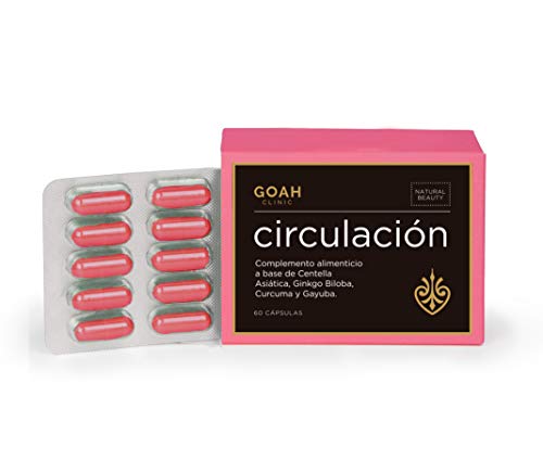 Circulación – Goah Clinic, Cosmética en cápsulas, Nutricosmética para mejorar la circulación