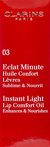 Clarins Eclat minute huile confort lèvres 03-red berry 7 ml 1 Unidad 700 g