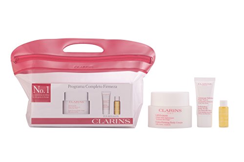 Clarins - Programa Completo Firmeza - Crema corporal para extra-firmeza + Crema corporal exfoliante + Aceite tonico corporal - 1 pack