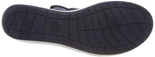 Clarks Step Cali Palm, Zapatillas para Mujer, Azul (Navy-), 38 EU