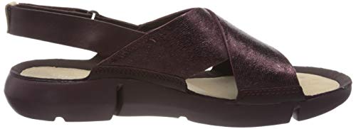 Clarks Tri Chloe, Zapatillas para Mujer, Marrón (Burgundy Leather Burgundy Leather), 35.5 EU