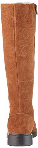 Clarks Un Elda Hi, Botas Slouch para Mujer, Marrón (Dark Tan Suede Dark Tan Suede), 41.5 EU