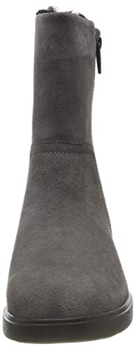 Clarks Un Elda Mid, Botas Slouch para Mujer, Gris (Grey Suede Grey Suede), 35.5 EU