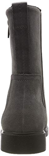 Clarks Un Elda Mid, Botas Slouch para Mujer, Gris (Grey Suede Grey Suede), 35.5 EU