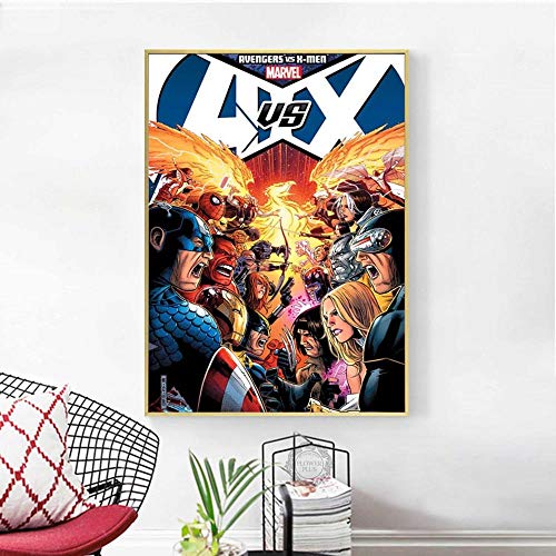 Classic Comics Book Cover Marvel Secret Wars Age of Apocalypse Civil War Art Painting Canvas Poster Decor Quadro Cuadros 30x40cm sin Marco K