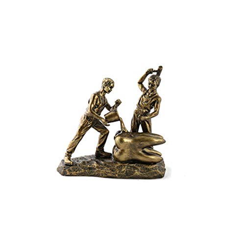 Clínica dental ornamento de la mano del regalo escultura pintada Figurita - Resina de dientes hace el regalo para el higienista dental - personalizado para regalo ortodoncista y dentista paquete de 2