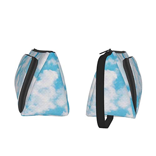 Clouds BCN Bolsa de almacenamiento de lona de gran capacidad para lápices, estuche de papelería simple para estudiantes, adolescentes, adultos, oficina, mujeres