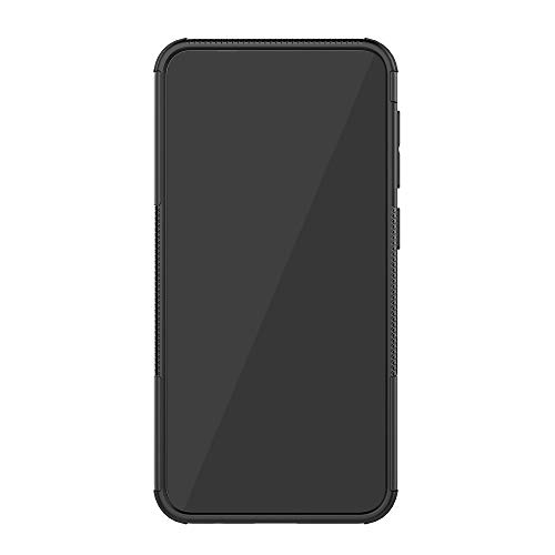 CMID Funda Samsung Galaxy A10, Tough Rugged [Heavy Duty] Doble Capa [Híbrido 2 en 1] [Soporte] Dura PC & TPU Silicona Carcasa Case Cover para Samsung Galaxy A10/Samsung Galaxy M10 (Negro)