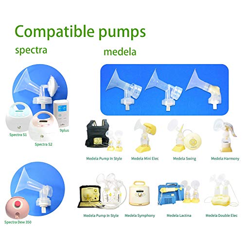 CNNIK Accesorios de sacaleches, Válvulas de pico de pato para la mayoría de los extractores de leche, Válvulas de pico de pato de silicona reemplazables, sin BPA/DEHP (paquete de 6)