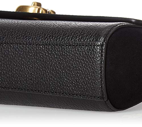 Coach Cam Chain Ladies Small Negro Cuero Hombro Bolso 79822 B4/BK