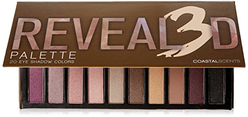 Coastal Scents - Kit Revealed 3 de Paleta de 20 Sobras para los Ojos