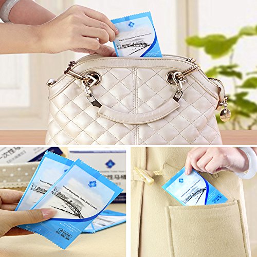 Cobertura desechable impermeable para asiento de inodoro de viaje Befitery protección de asiento de inodoro protección anti bacterias para hoteles viajes exteriores asiento de inodoro universal