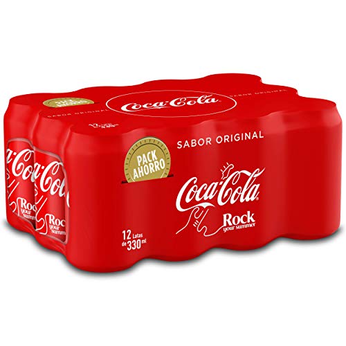 Coca-Cola Sabor Original Lata - 330 ml (Pack de 12)