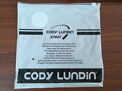 Cody Lundin los Hombres Compresión Armadura América héroe Insignia Fitness Correr Deporte Manga Corta de (M)