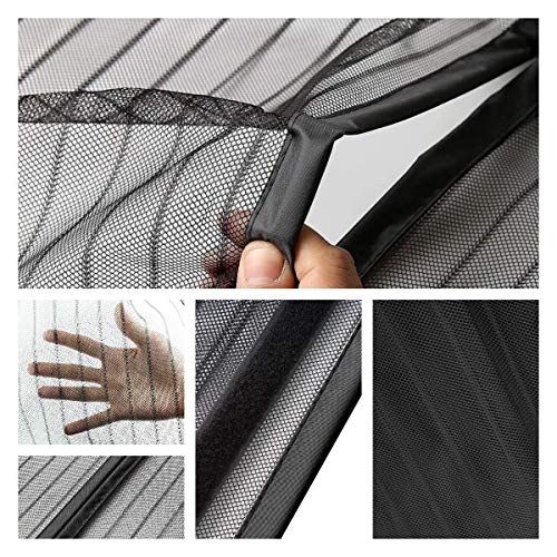 Coedou Cortina Mosquitera Magnética para Puertas, Magnético Puerta de la Pantalla de Insectos, protección de Insectos Mosca Cortina - 80 x 210 cm