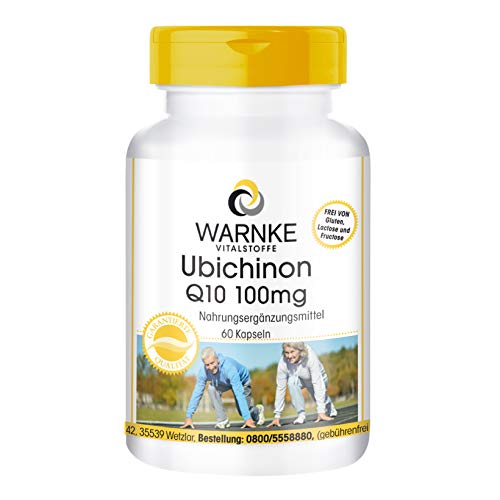 Coenzima Q10 100mg – Ubiquinona – 60 cápsulas