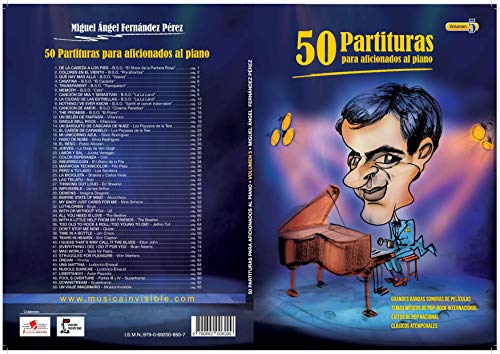 Colección Completa "50 Partituras Para Aficionados Al Piano"
