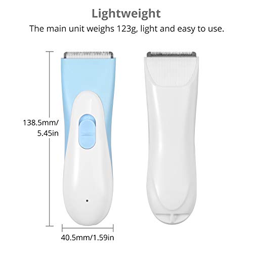 Colfuline 150/5000 - Cortapelos eléctrico para hombre/mujer/niño con 3 peines, kit de afeitadora recargable inalámbrico, impermeable, silencioso, profesional, recargable