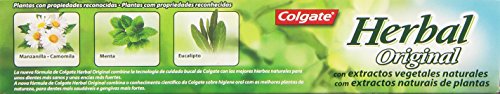 Colgate Herbal Original, Pasta de Dientes para Dientes y Encías- Pack 2 ud x75 ml