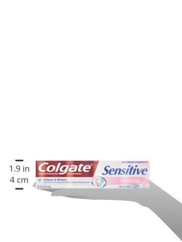 Colgate Sens Toothpst sizepls 6z Forza massima Sensitive Plus Whitening Dentifricio