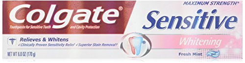 Colgate Sens Toothpst sizepls 6z Forza massima Sensitive Plus Whitening Dentifricio