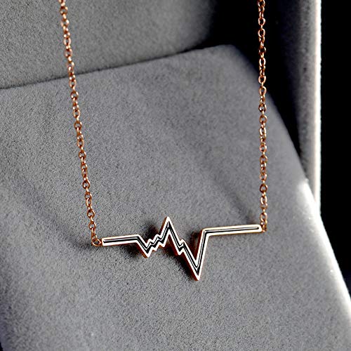 Collar Serie Amor Actual Botella de Perfume Colgante niña Collar de Color Salvaje, Longitud de la Cadena: 40 + 5 cm