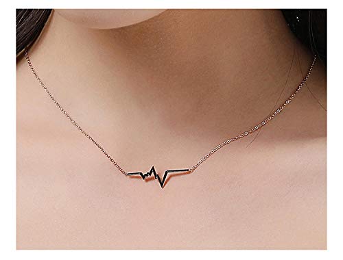 Collar Serie Amor Actual Botella de Perfume Colgante niña Collar de Color Salvaje, Longitud de la Cadena: 40 + 5 cm