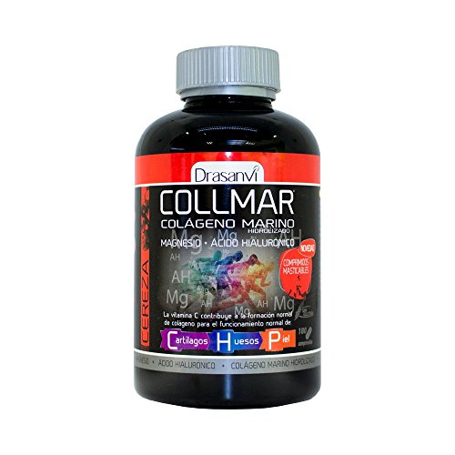 Collmar comprimidos masticables colágeno marino hidrolizado sabor CEREZA