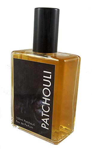 Colonia de cocina de pachuli natural, original como en los años 70/80, Eau de Parfum Unisex, Gothic Perfume en spray, 100 ml botella de cristal
