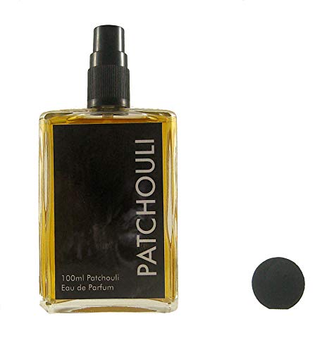 Colonia de cocina de pachuli natural, original como en los años 70/80, Eau de Parfum Unisex, Gothic Perfume en spray, 100 ml botella de cristal