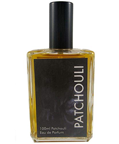 Colonia de cocina de pachuli natural, original como en los años 70/80, Eau de Parfum Unisex, Gothic Perfume en spray, 100 ml botella de cristal