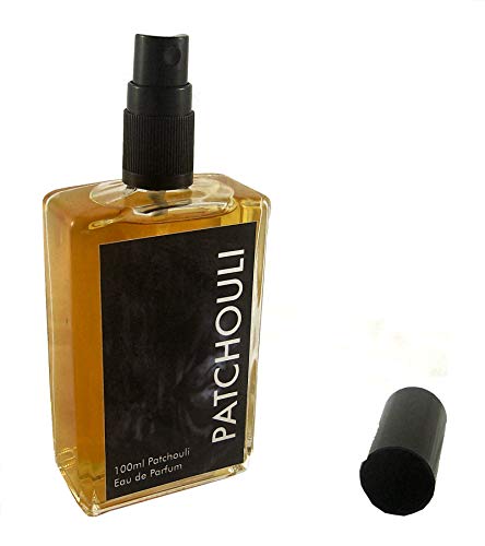 Colonia de cocina de pachuli natural, original como en los años 70/80, Eau de Parfum Unisex, Gothic Perfume en spray, 100 ml botella de cristal