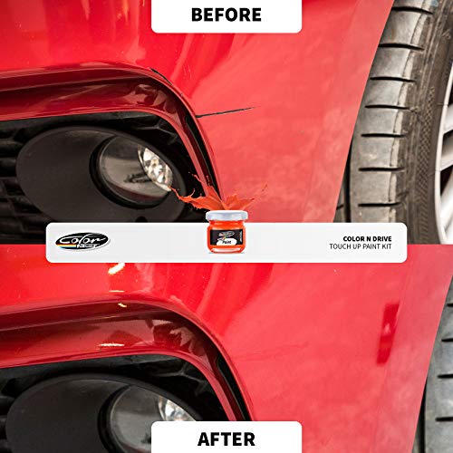 Color N Drive for Fiat Automotive Touch Up Paint | 695/A - Record Grey Met | Paint Scratch Repair, Exact Match Guarantee - Basic