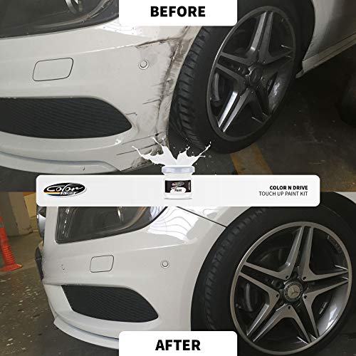 Color N Drive for Tesla Automotive Touch Up Paint | PMNG - Steel Grey Pearl Met/Midnight Silver | Paint Scratch Repair, Exact Match Guarantee - Basic