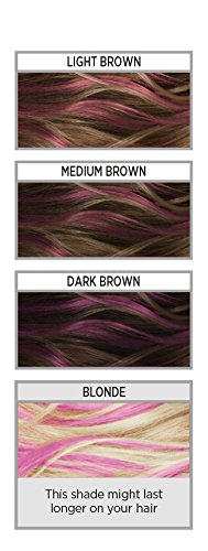 Colorista - Maquillaje de cabello temporal morena Color rosa sucio