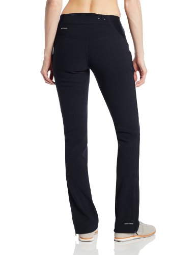 Columbia Back Beauty Passo Alto Pantalones térmicos de Senderismo para Mujer, Negro, 14/R
