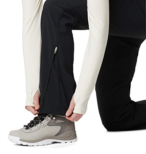 Columbia Back Beauty Passo Alto Pantalones térmicos de Senderismo para Mujer, Negro, 14/R