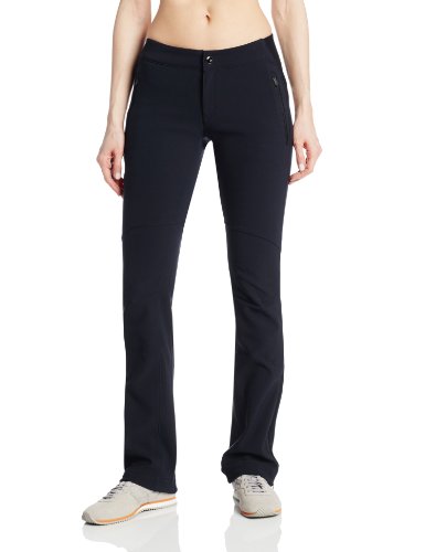 Columbia Back Beauty Passo Alto Pantalones térmicos de Senderismo para Mujer, Negro, 14/R