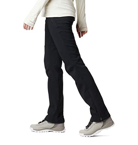 Columbia Back Beauty Passo Alto Pantalones térmicos de Senderismo para Mujer, Negro, 14/R
