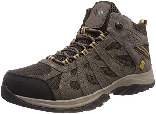 Columbia Canyon Point Mid, Zapatillas de Senderismo Impermeables para Hombre, Marrón (Cordovan, Dark Banana), 42 EU