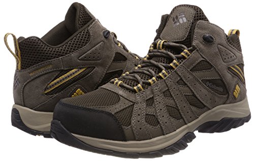 Columbia Canyon Point Mid Zapatos impermeables de senderismo para hombre , Marrón(Cordovan, Dark Banana), 41 EU